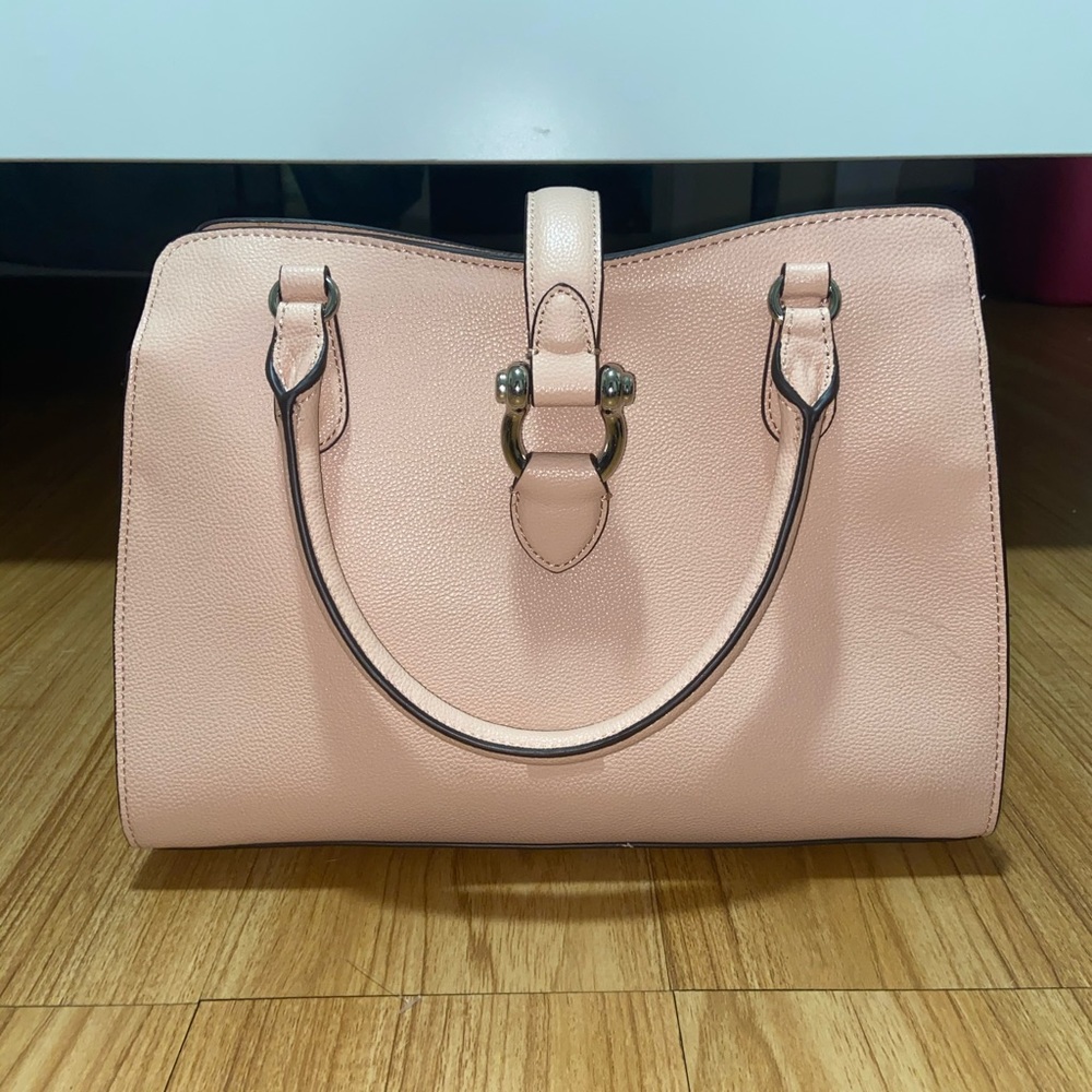 Chaps Blush Chelsi City Satchel Bag Purse